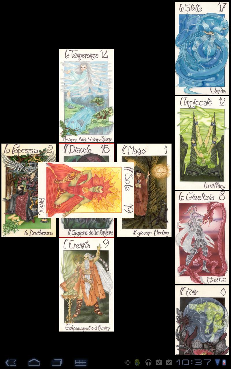 Tarot Trumps of Merlin Screen 3