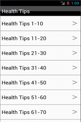 Health Tips