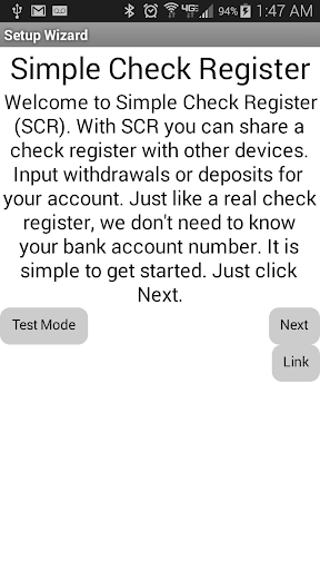 Simple Check Register