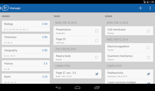 School Marks Manager+timetable