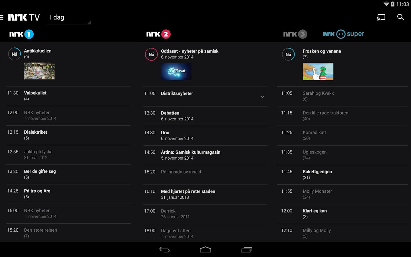 NRK TV Android Apps on Google Play