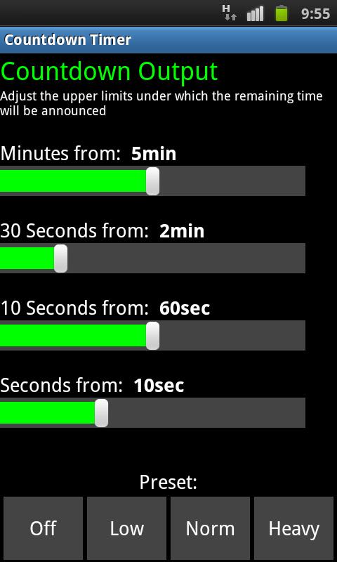 5 min countdown