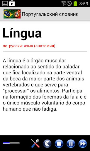 Португальский словник