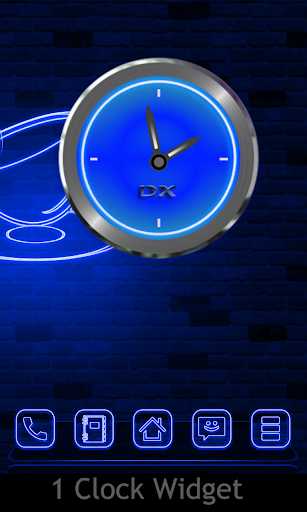 【免費個人化App】Xenon Blue Next Launcher Theme-APP點子