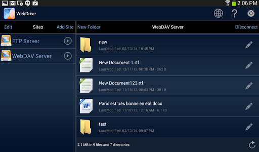 WebDrive, File Transfer Client screenshot 9