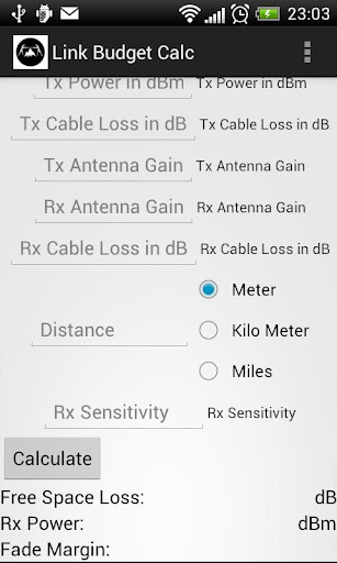 Link Budget Calculator