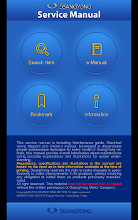 How to download SSANGYONG MOTOR SERVICE MANUAL 1.0.4 unlimited apk for laptop