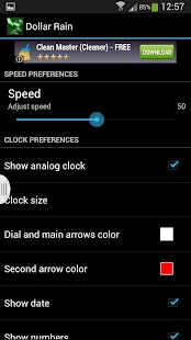 Dollar Rain Live Wallpaper Screenshots 4