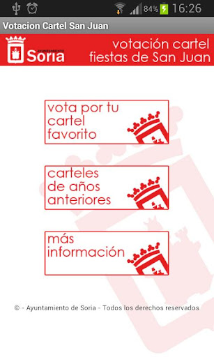 Votación Cartel San Juan Soria