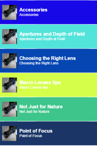 【免費書籍App】Macro Lenses tips-APP點子