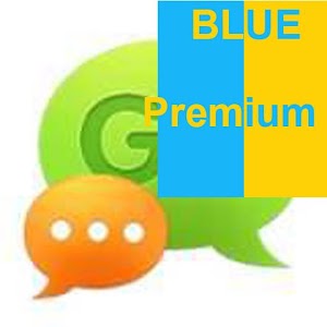 Go SMS Pro Blue Premium theme 1.0