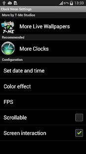 download นาฬิกา Neon free