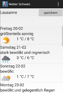 15 Tage Wetter Schweiz Screenshots 3