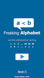 Freaking Alphabet