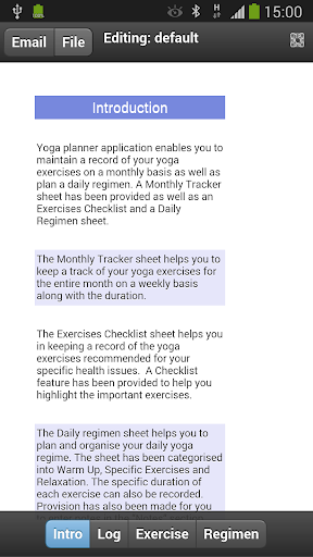 Yoga Planner