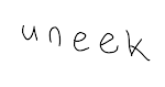 font for uneek version two