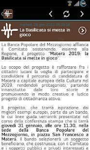 Matera2019 Screenshots 2