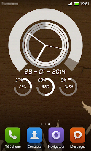 Advanced Clock Live Wallpaper