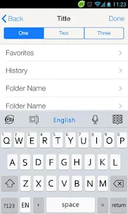 iOS7 WT. Theme for GO Keyboard - screenshot thumbnail