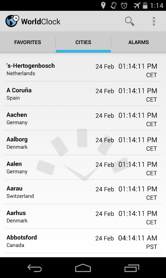 World Clock by Android Apps on Google Play