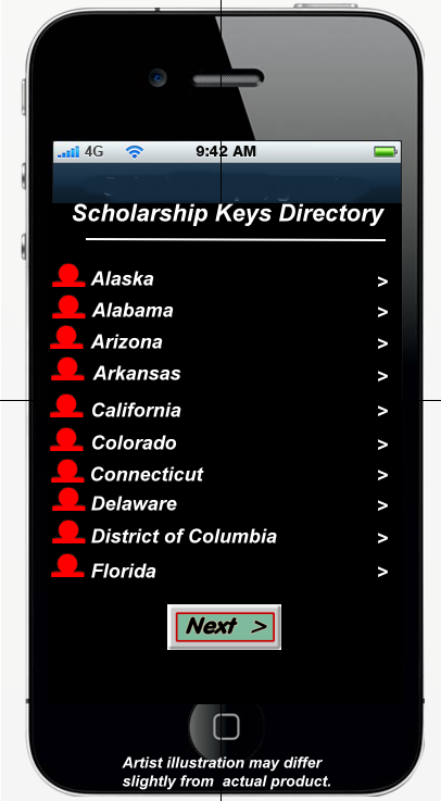 Scholarship Keys Screen 2