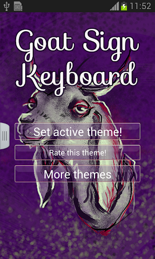 Goat Sign Keyboard