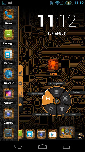 【免費個人化App】PCB Orange HD TSF Shell Theme-APP點子