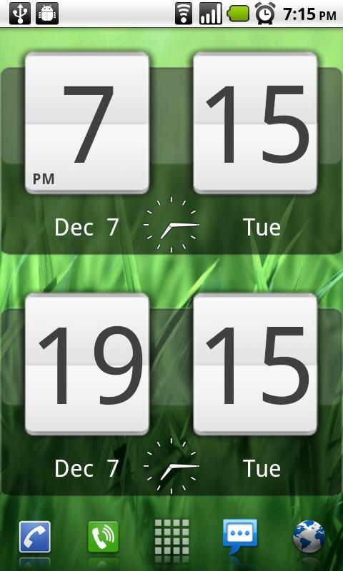 Android application Sense Analog Clock Widget screenshort