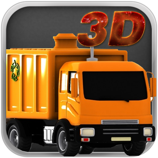 垃圾車仿真3D LOGO-APP點子