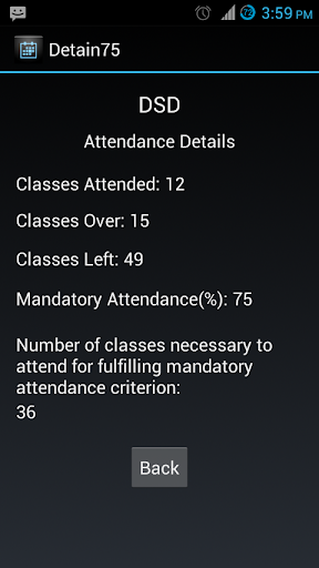 Detain75 Attendance Tracker