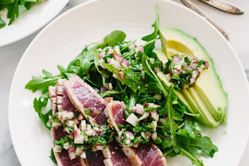 Seared Ahi Tuna with Chimichurri Sauce