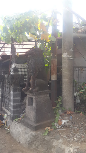 Black Lion Statue