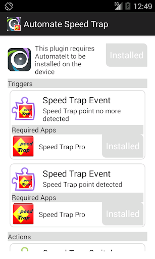 Automate Speed Trap
