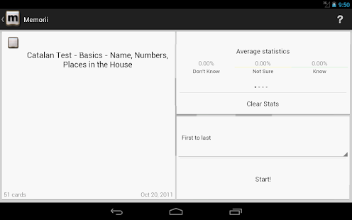 Memorii: Flashcards Screenshots 6