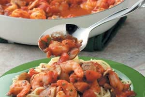 Tomato 'n' Shrimp Pasta