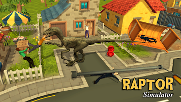 Raptor Dinosaur Simulator 3D APK スクリーンショット画像 #13