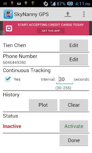 skynanny 2.0 gps child tracker