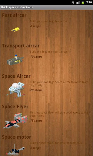 Brick space instructions