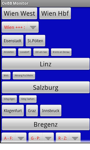 Austrian rail timetable live