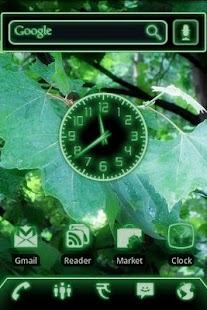 How to download Green Glow Code Clock Widget 1.1 unlimited apk for pc