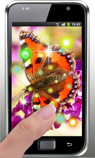 【免費個人化App】Butterfly n Flowers HD LWP-APP點子