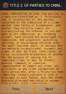 CALIFORNIA PENAL CODE Screenshots 2