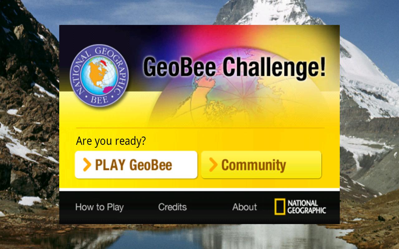 Android application GeoBee Challenge screenshort