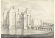 Gezicht op kasteel Buren