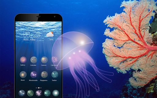 Translucent octopus Theme