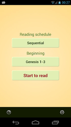 Bible Reading Schedule