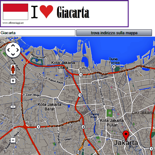 Jakarta map