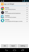 Captura de pantalla de App List Widget APK #3