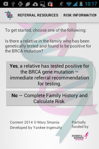 BRCA Risk Tool