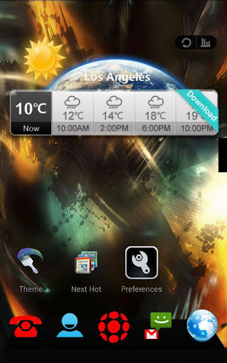 Next Launcher Theme Krypton